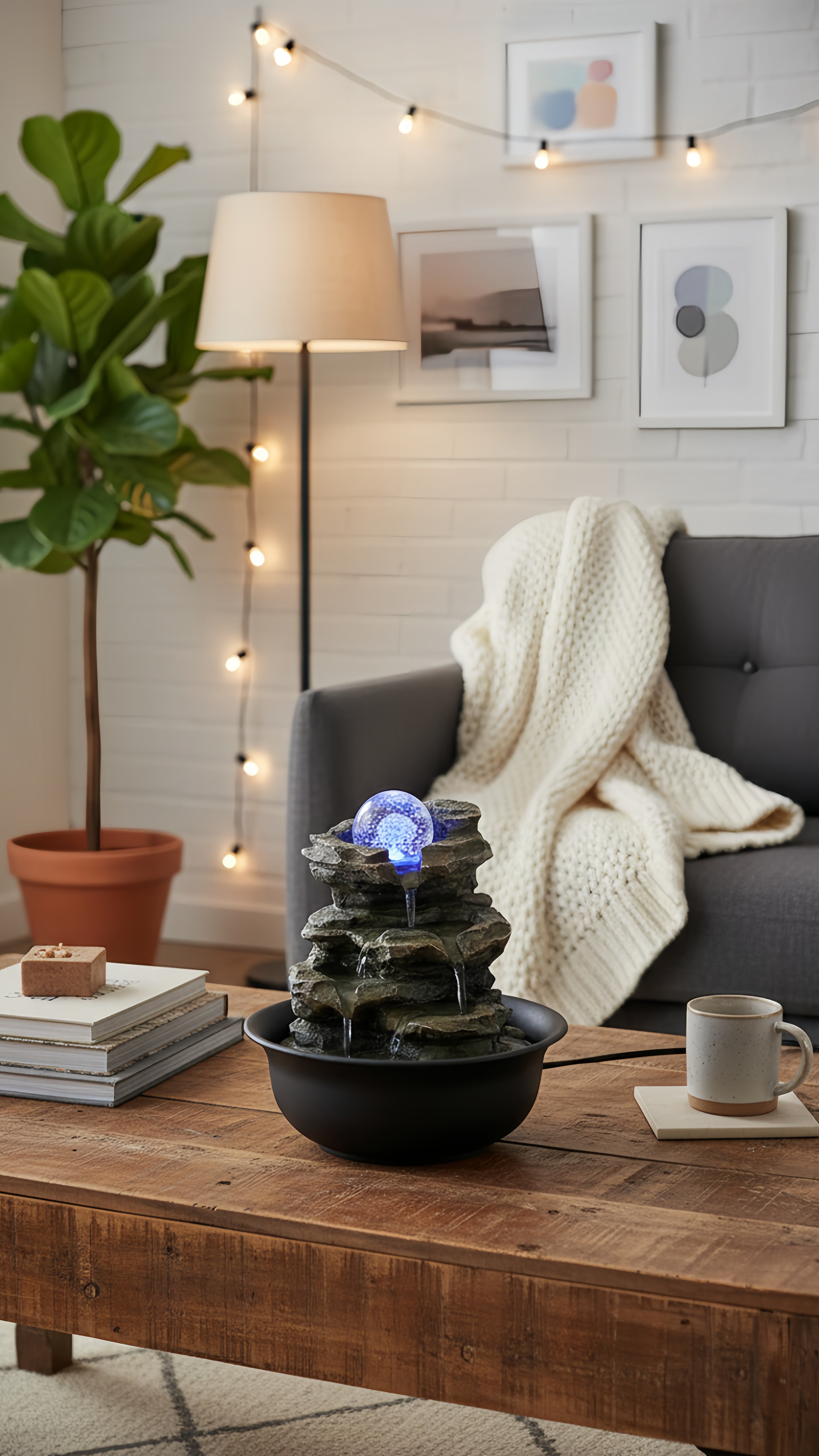 Fontaine Sérénité : Votre Havre de Paix Lumineux