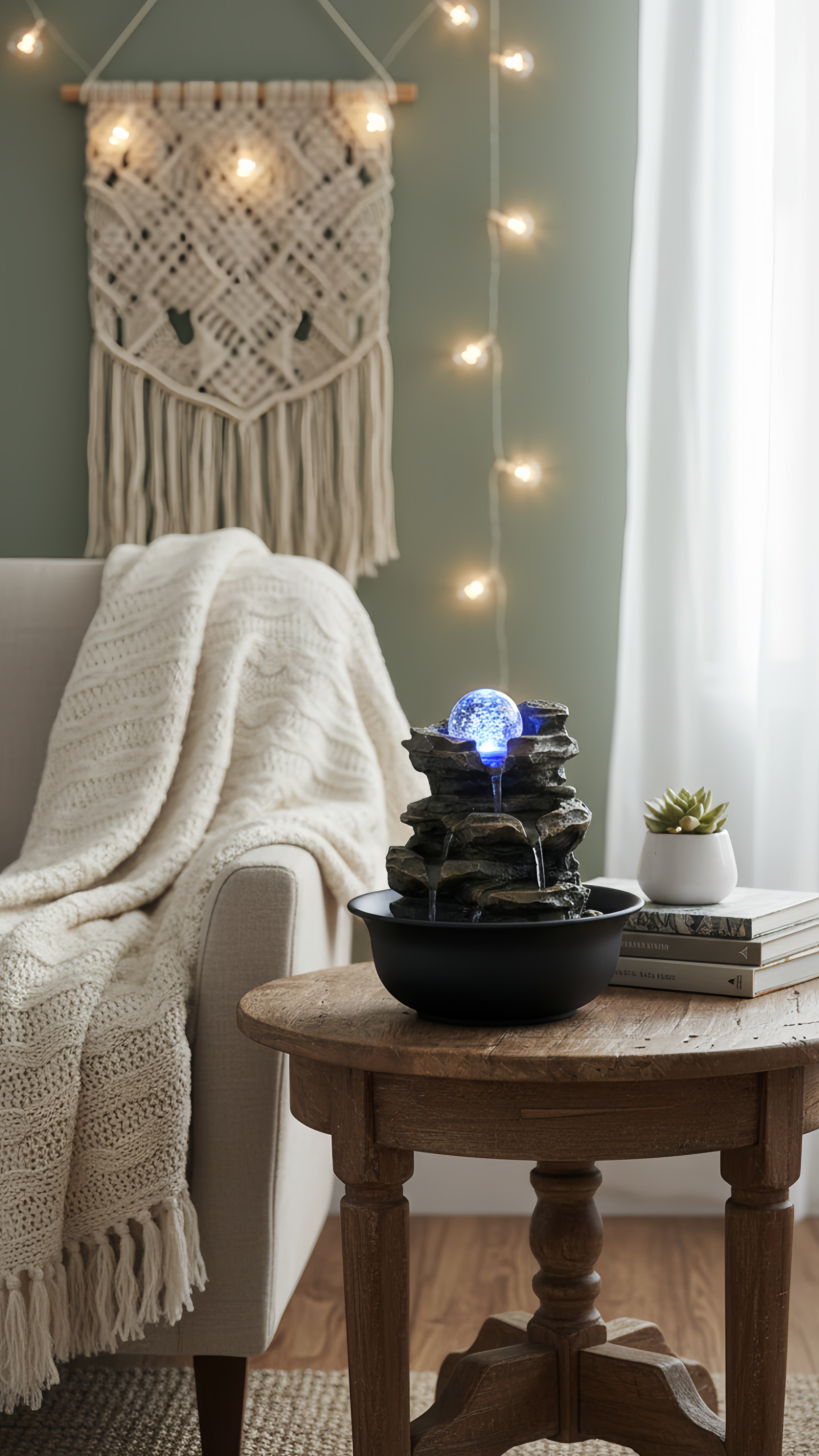 Fontaine Sérénité : Votre Havre de Paix Lumineux