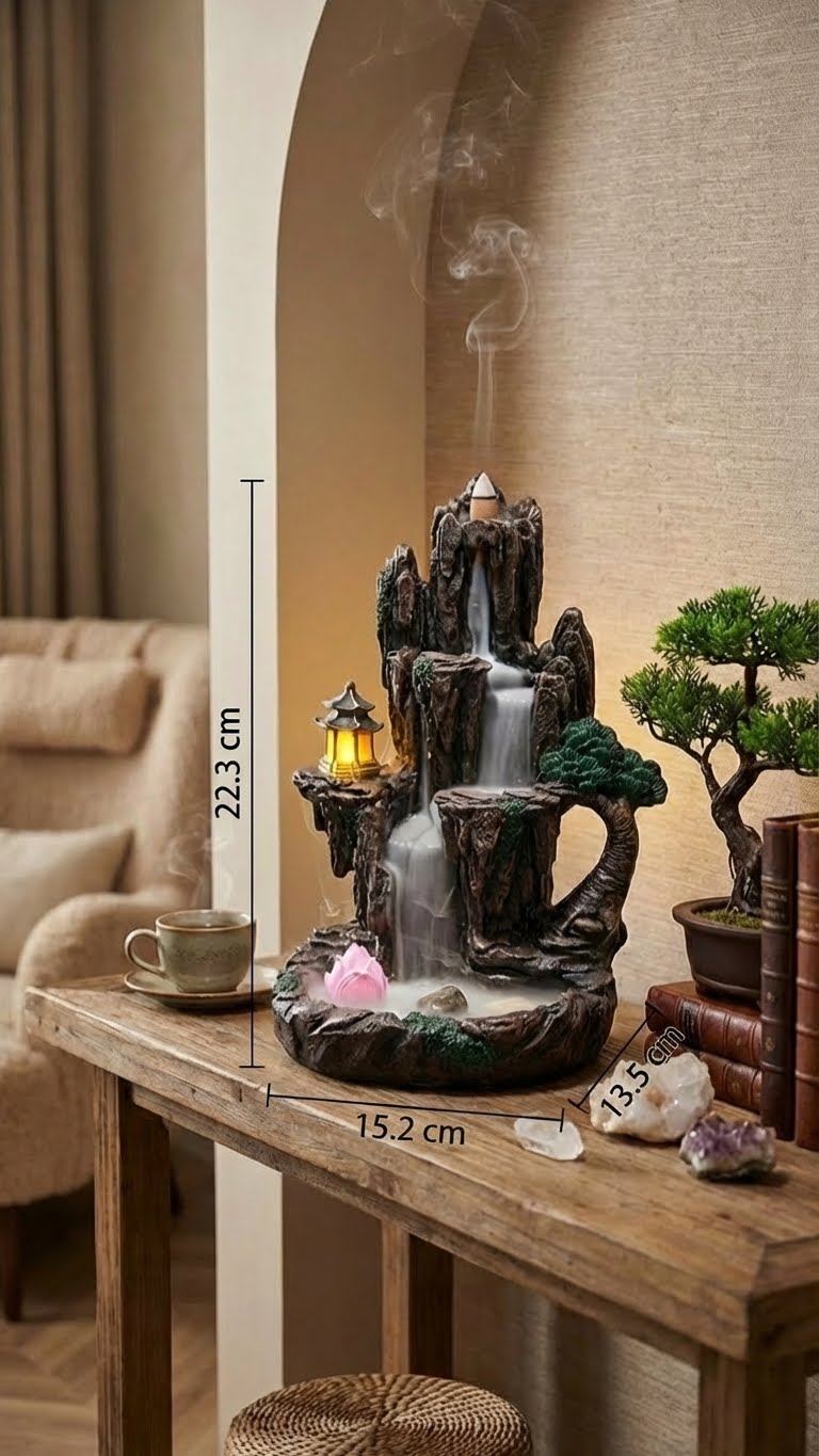 Brûleur d'Encens Cascade - Votre Sanctuaire de Sérénité