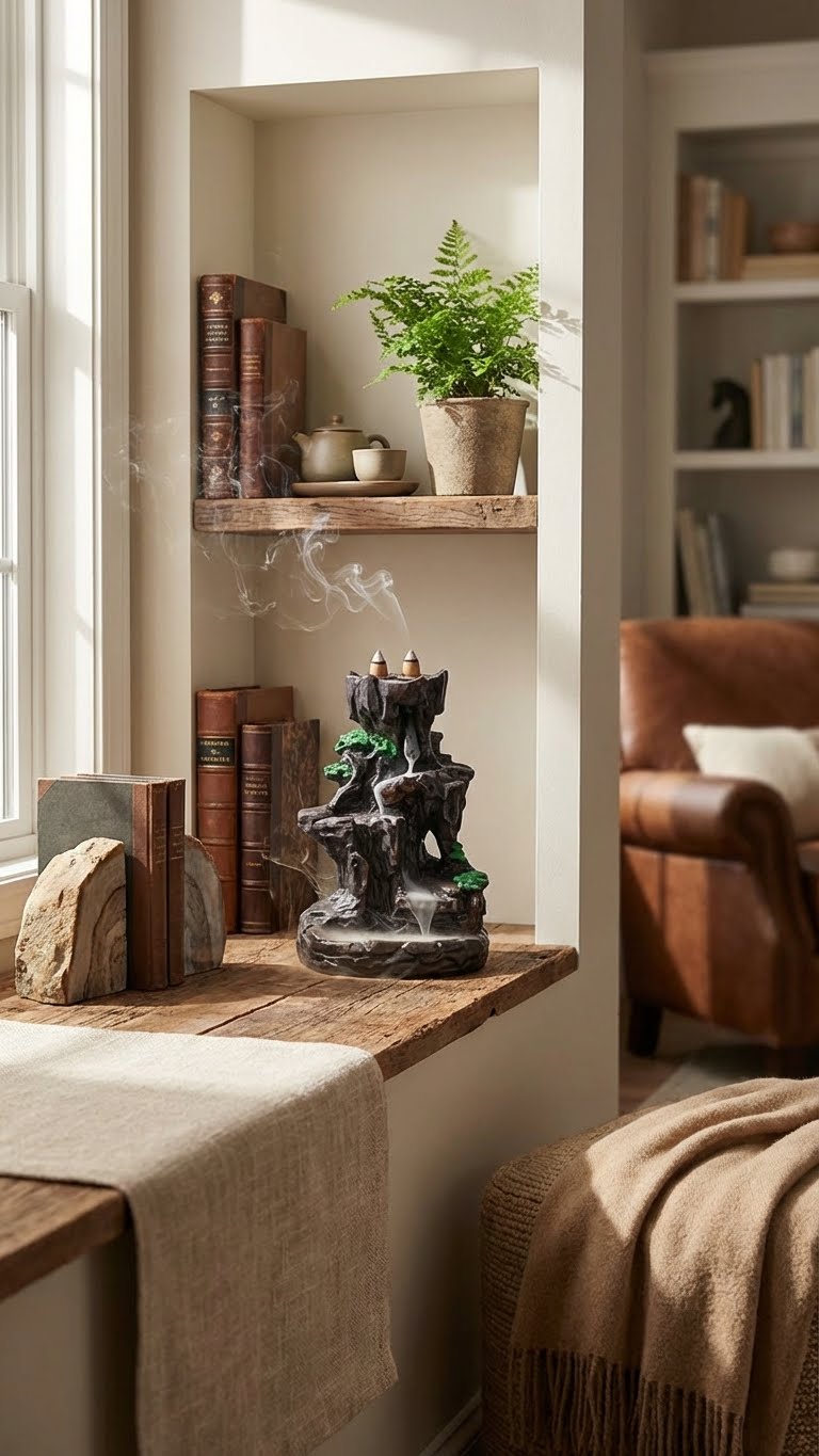 Fontaine à Encens Montagne - L'art de la sérénité