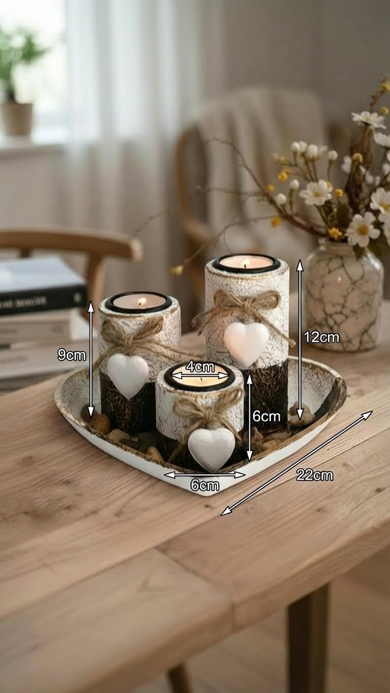 Le détail qui fait tout : castiçais vintage pour une ambiance de soirée parfaite.