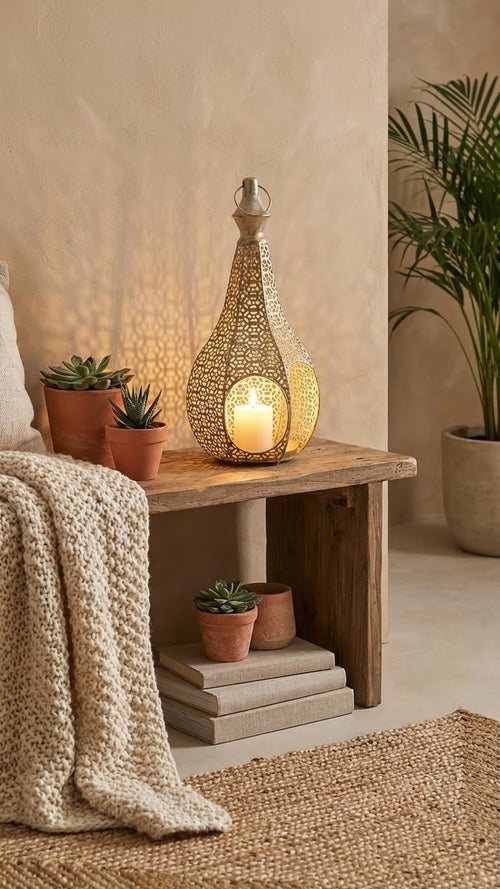 Bougeoir Vintage Marocain - Créez votre cocon de sérénité