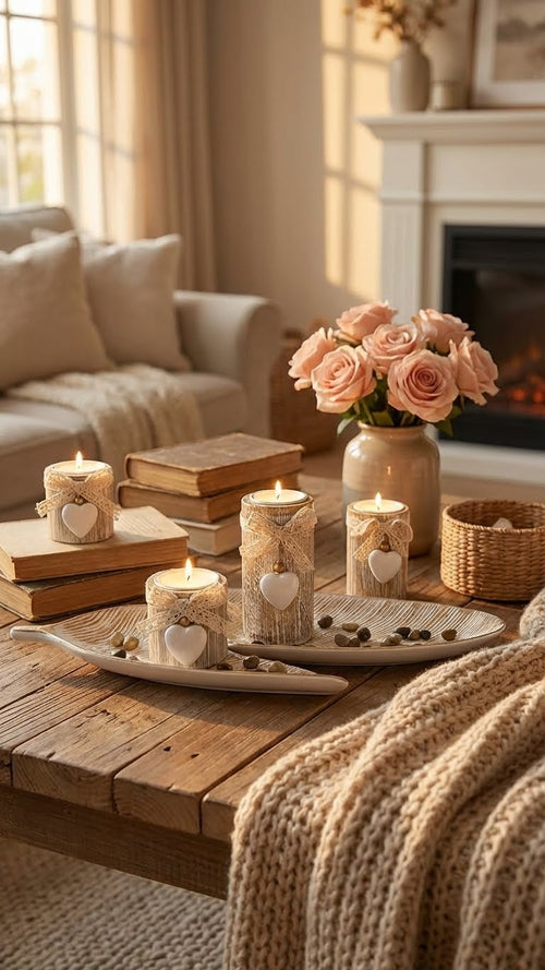 Bougeoirs Bois GoMaihe : Votre écrin de lumière et de charme