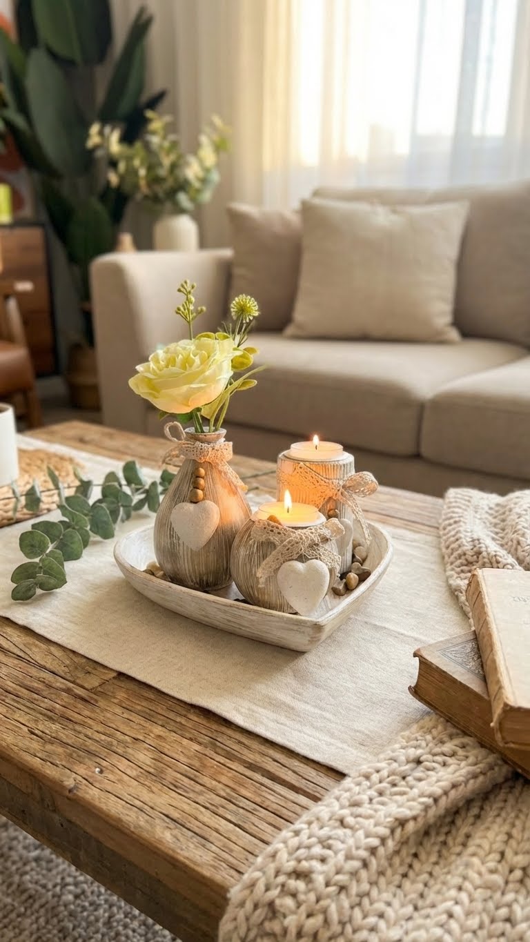 Ensemble Bougeoirs Bois Blanc - Votre sanctuaire urbain raffiné